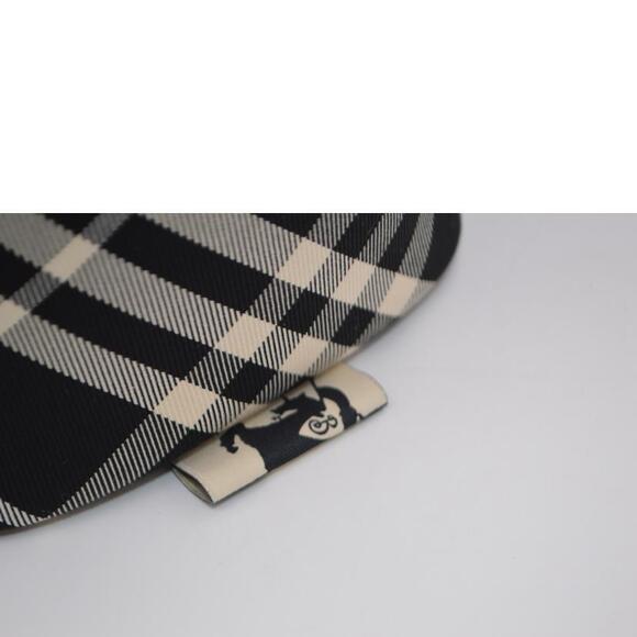 BURBERRY Tartan Check Tote Bag Black Calico - Picture 10 of 10